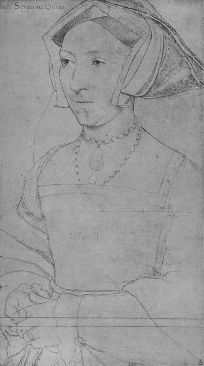 ジェーン・シーモア女王、c1536-1537 1945 作： Hans Holbein der Jüngere