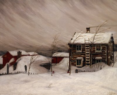 猛吹雪 作： Harald Oscar Sohlberg