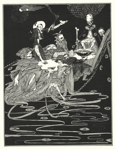 エドガー・アラン・ポー：害虫王（リトグラフ） 作： Harry Clarke