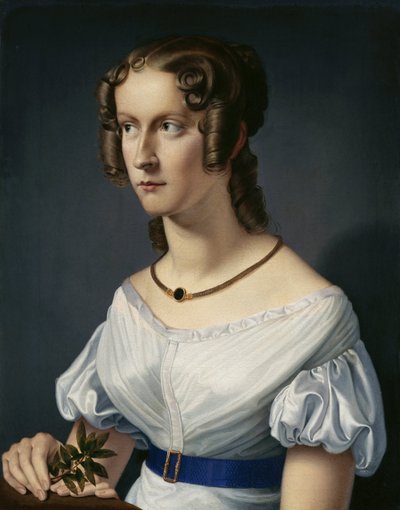 少女の肖像画 作： Heinrich Maria von Hess