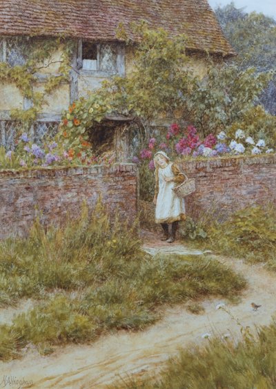 サンドヒルズで 作： Helen Allingham