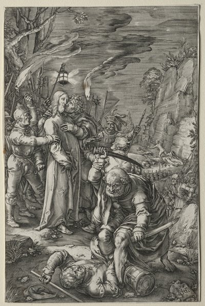 情熱：キリストの裏切り 作： Hendrick Goltzius