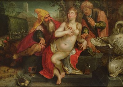 スザンナと長老、1607年 作： Hendrik Goltzius