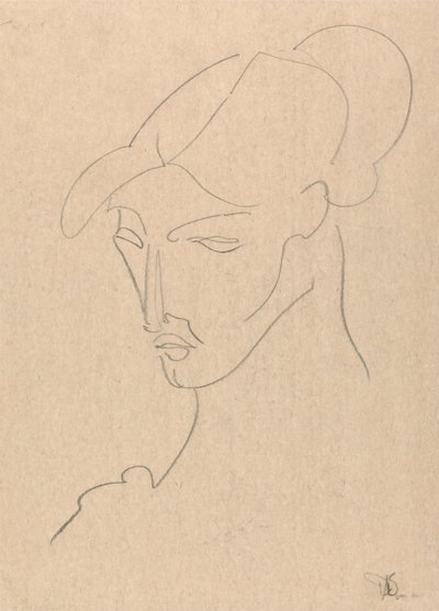 女性の肖像 作： Henri Gaudier Brzeska