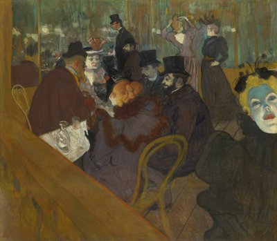 ムーランルージュで 作： Henri de Toulouse Lautrec