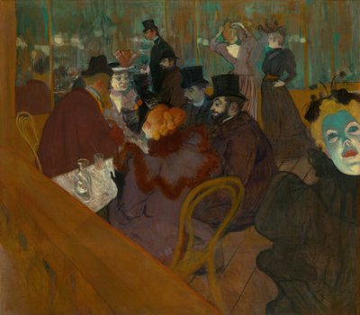 ムーラン・ルージュにて、189295。 作： Henri de Toulouse Lautrec