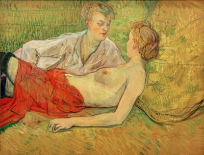 ふたり 作： Henri de Toulouse Lautrec