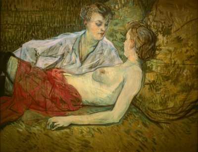 ふたり 作： Henri de Toulouse Lautrec