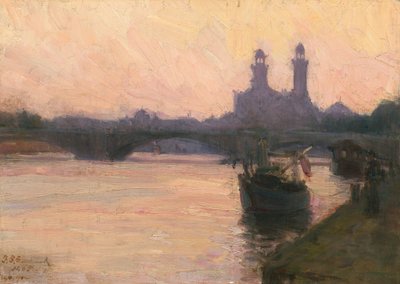 セーヌ川 作： Henry Ossawa Tanner