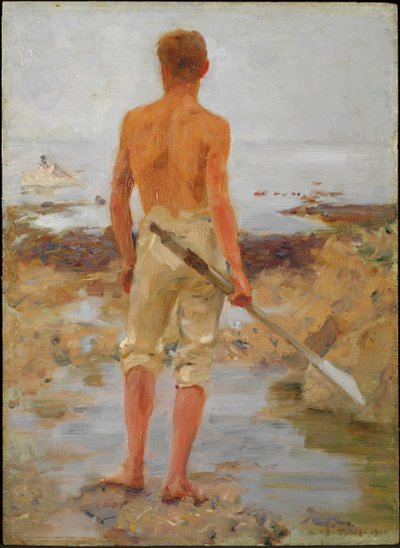 オールの少年 作： Henry Scott Tuke