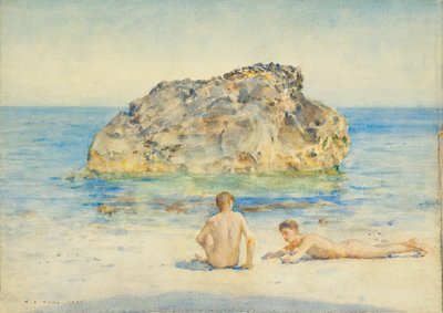 日光浴、1921 作： Henry Scott Tuke