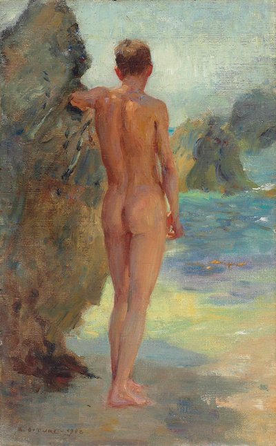 1912年の海水浴客 作： Henry Scott Tuke