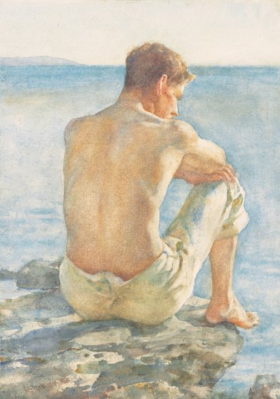 海を見る 作： Henry Scott Tuke