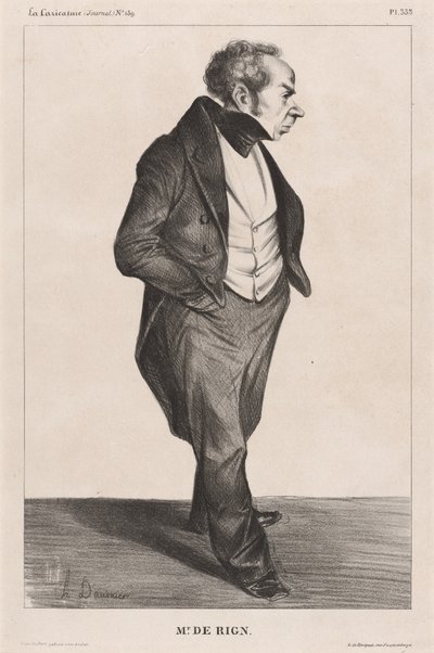 アミラル・デ・リニー 作： Honoré Daumier