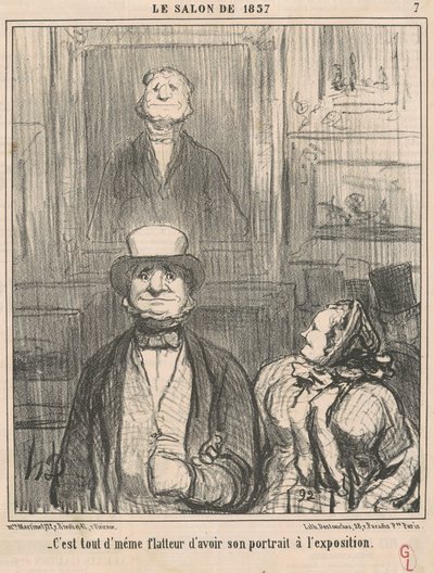 持っているのはすべて同じお世辞です 作： Honoré Daumier