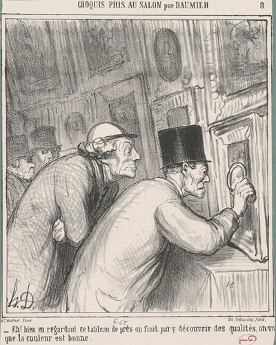 おい！ この表をよく見てください 作： Honoré Daumier