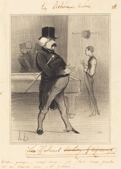 レックス大佐 作： Honoré Daumier