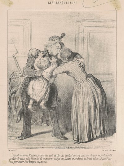 ル ガルド ナショナル リフォラード ... 作： Honoré Daumier