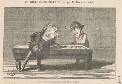 体操の素晴らしさ… 作： Honoré Daumier