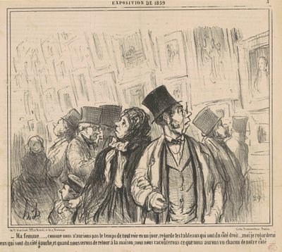 私の妻...、私たちが持っていないので... 作： Honoré Daumier