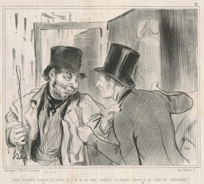 安らかにブルジョア、私たちは知っています 作： Honoré Daumier