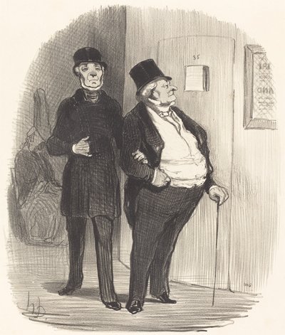 利益代表の日... 作： Honoré Daumier