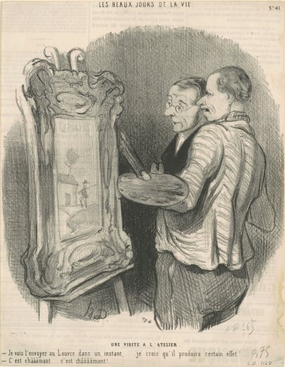 工房見学 作： Honoré Daumier