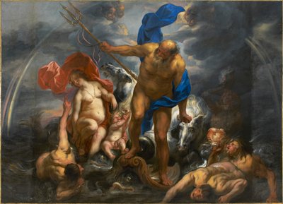 海王星とアンフィトリテ、1644年。 作： Jacob Jordaens