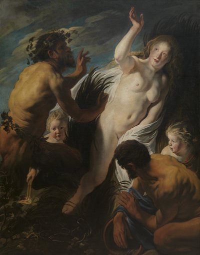 パンとシリンクス 作： Jacob Jordaens