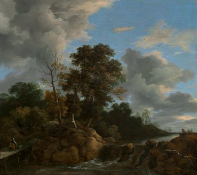 風景 作： Jacob van Ruisdael