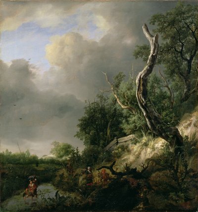 ハールレム近くの砂丘 作： Jacob van Ruisdael