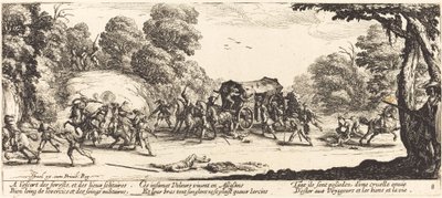 コーチへの攻撃 作： Jacques Callot