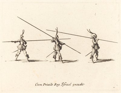 傾斜したパイクでドリル 作： Jacques Callot