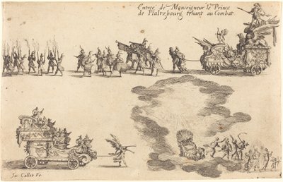 ファルツブール公の入城 作： Jacques Callot