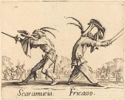 スカラムシアとフリカッソ 作： Jacques Callot