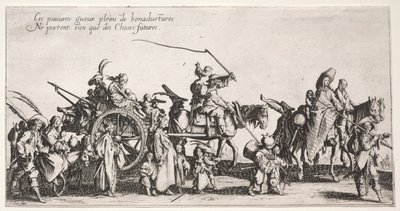 ボヘミアン、c。 1621-1625。 作： Jacques Callot