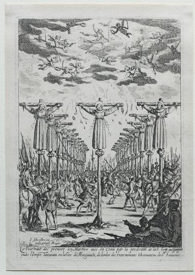 日本の殉教者 作： Jacques Callot