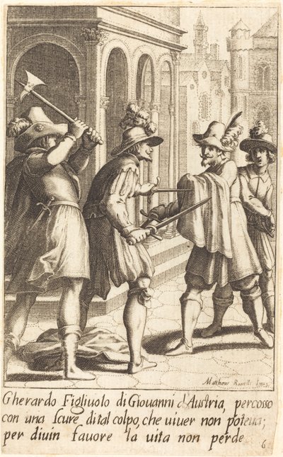 ゲラルド 作： Jacques Callot after Matteo Rosselli