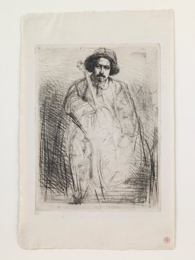 J.ベケ、彫刻家 作： James Abbott McNeill Whistler