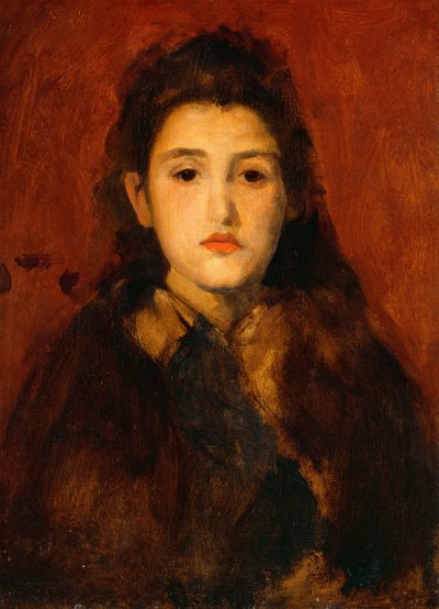 アリス・バット、c。 1895年。 作： James Abbott McNeill Whistler