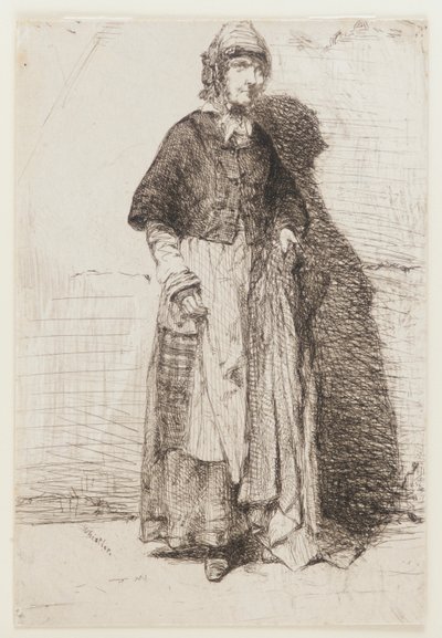 La Mère Gérard, 1858年。 作： James Abbott McNeill Whistler