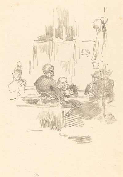 Late Picquet, 1894. 作： James Abbott McNeill Whistler