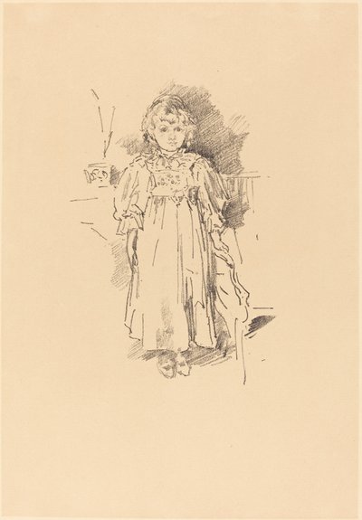 リトルエブリン、1896年 作： James Abbott McNeill Whistler