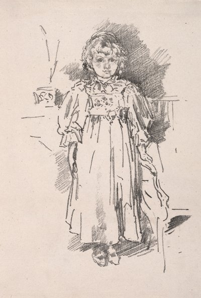 リトルエブリン、1896年。 作： James Abbott McNeill Whistler