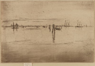 ロングラグーン、1879-1880年 作： James Abbott McNeill Whistler