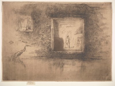 Nocturne: Furnace, 1879-1880. 作： James Abbott McNeill Whistler