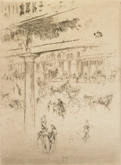 摂政の象限、1880-1881。 作： James Abbott McNeill Whistler