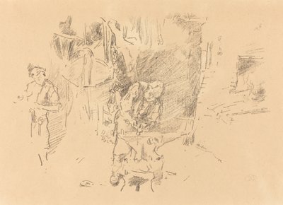 The Sunny Smithy」（1895年）。 作： James Abbott McNeill Whistler