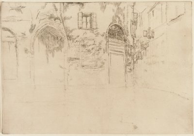 二つの扉、1879-1880年。 作： James Abbott McNeill Whistler