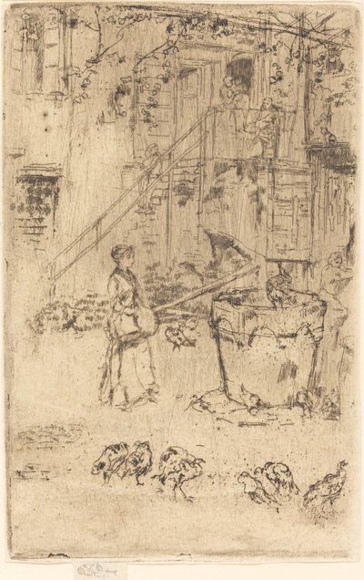 七面鳥、1880年。 作： James Abbott McNeill Whistler